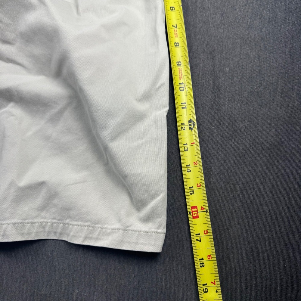 Southern Marsh Mens Khaki Chino Shorts Tan Cotton Twill Size 36 Flat Front 7in - Picture 4 of 10